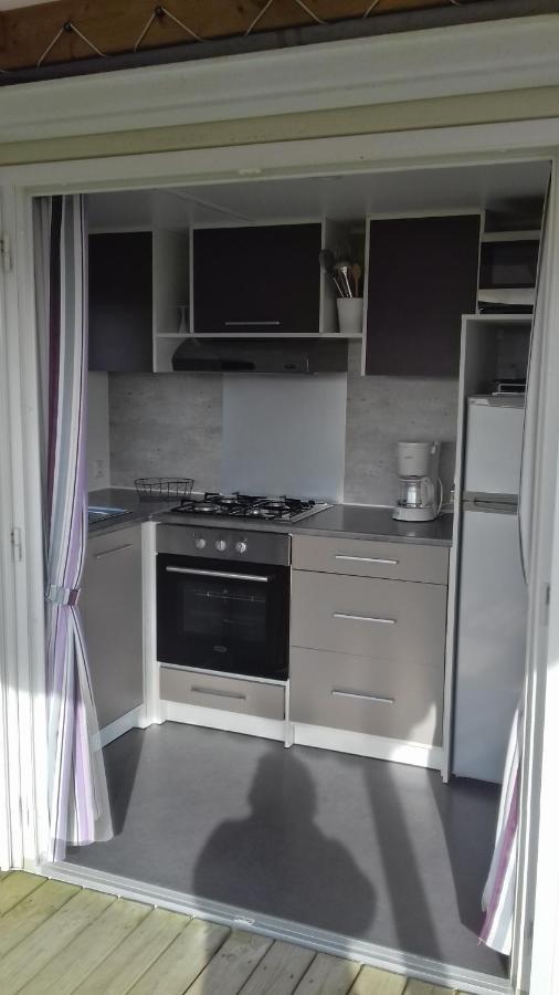 Mobile-Home 100M Plage Utah Mme Surget Sainte-Marie-du-Mont  Exterior foto